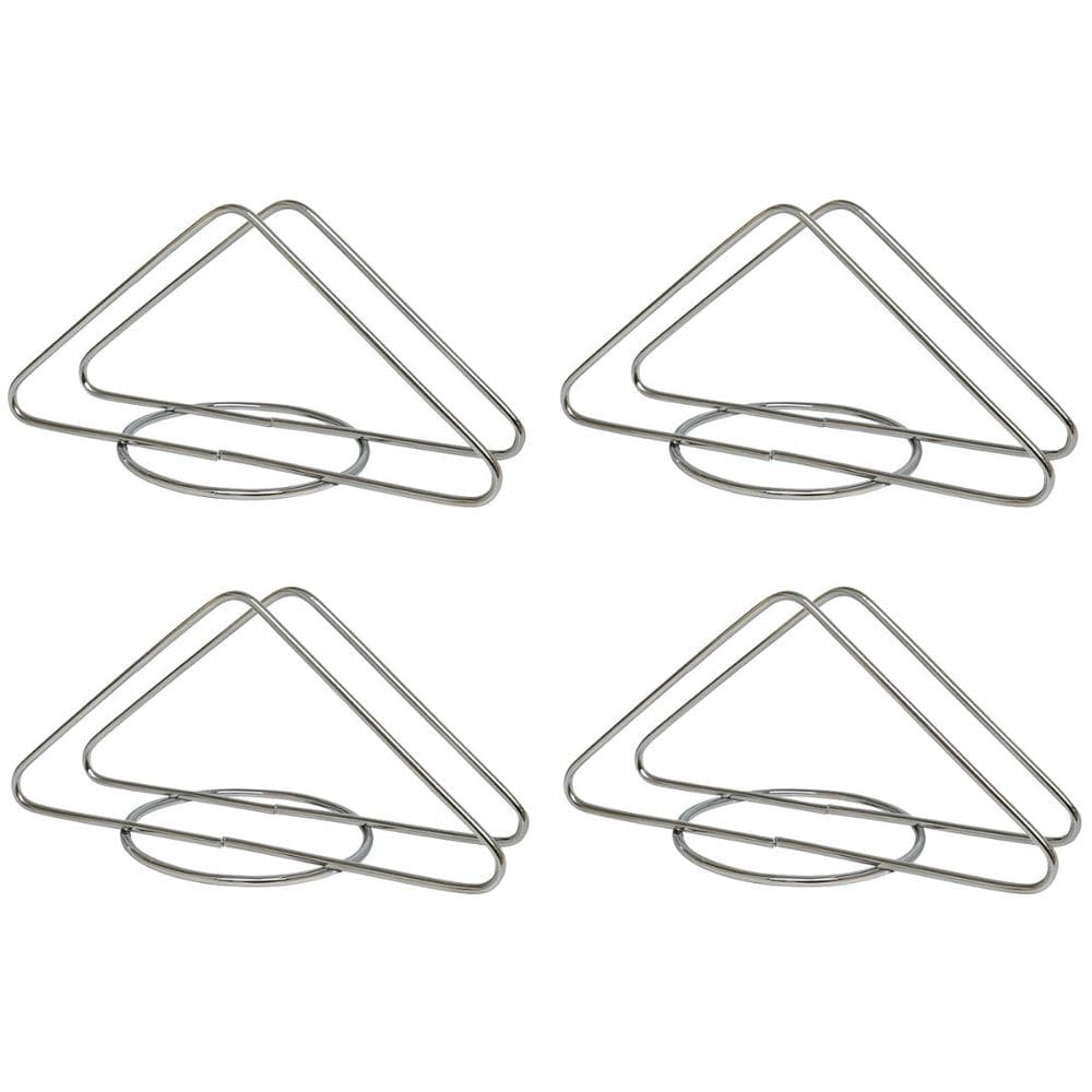 Kit 4 Porta Guardanapos Aramado Aço Cromado Prime - Araminas