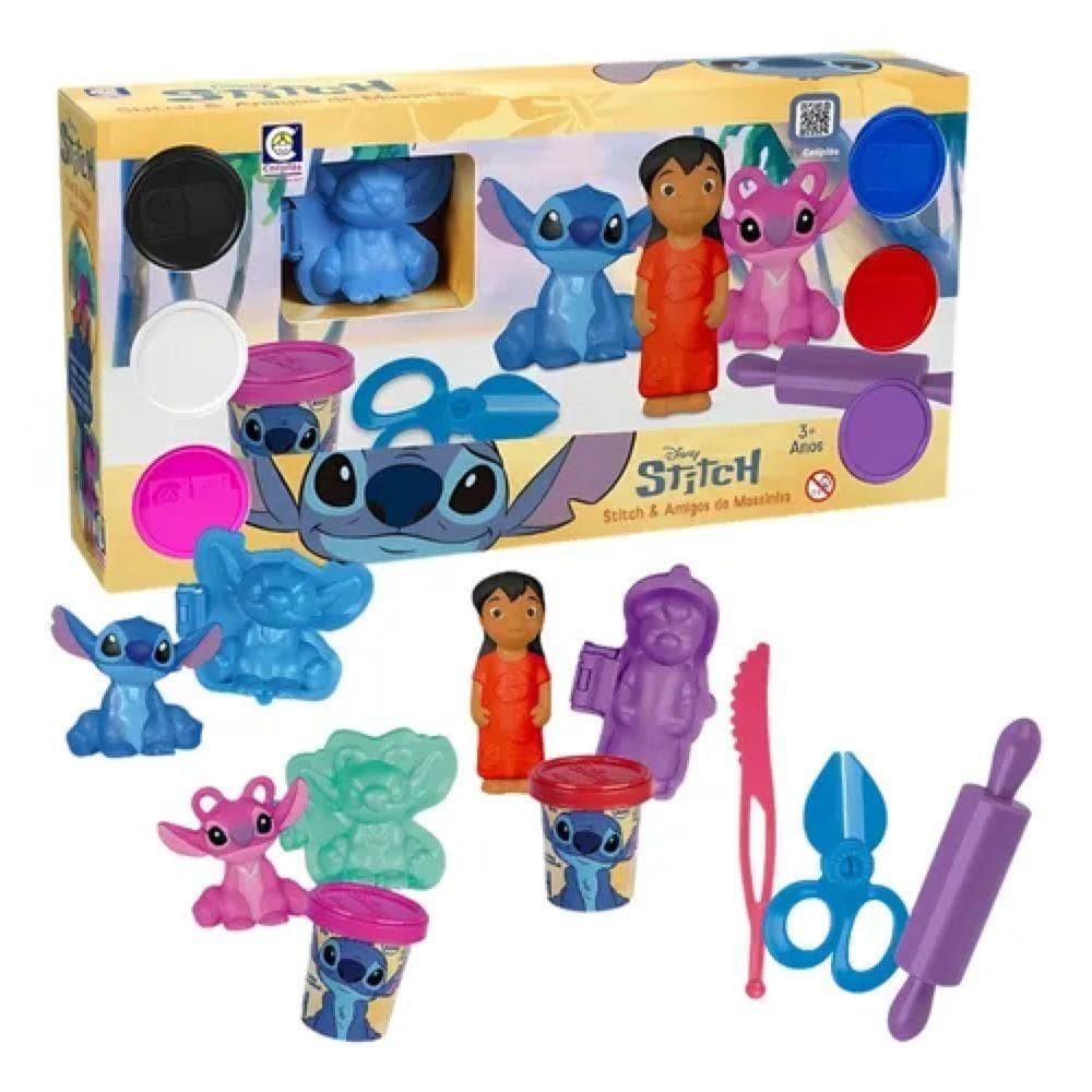 Stitch e Amigos de Massinha Disney 2900 - Cotiplás