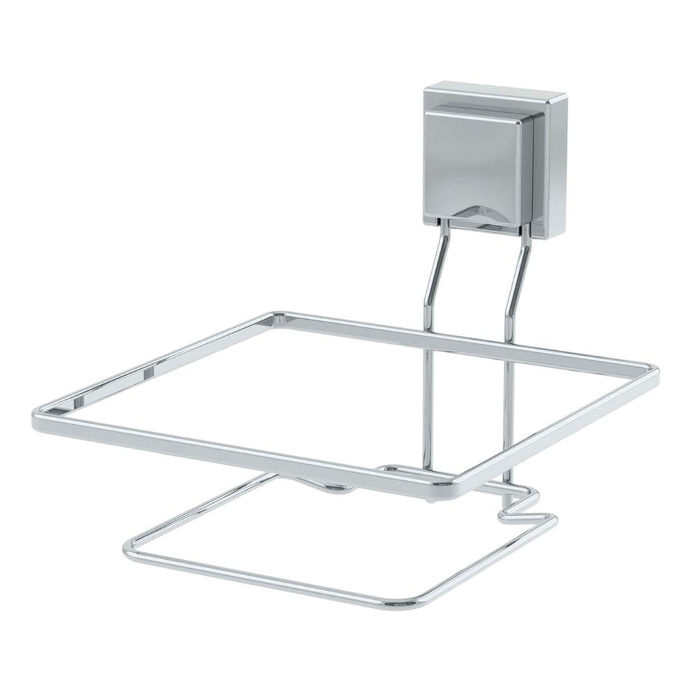 Suporte Para Lixeira 20cm Aço Carbono Ventosa Cromado