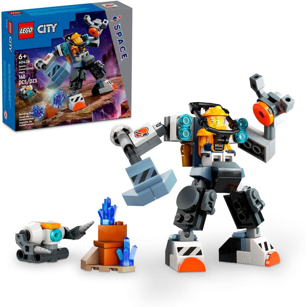 Lego City Robo De Construção Espacial 60428 140pcs