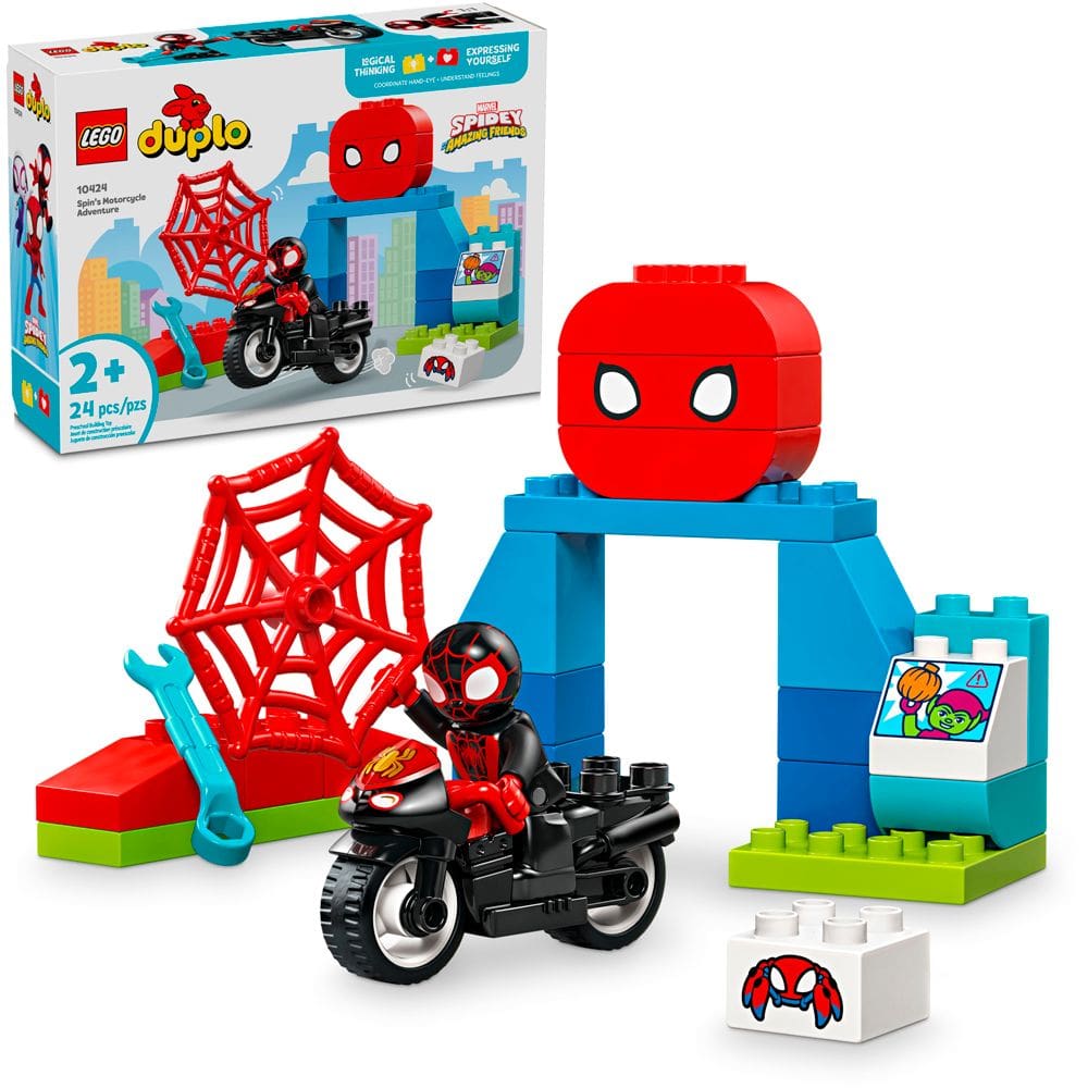 Lego Duplo Aventura de Motocicleta do Spin 10424 com 24pcs