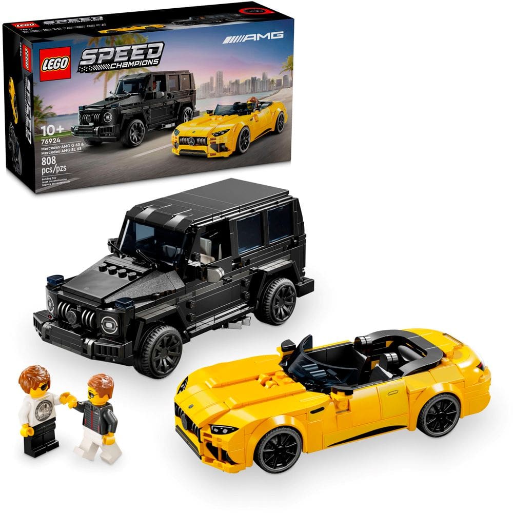 Lego Speed Champions Mercedes Amg G63 e SL63 76924 com 808pc