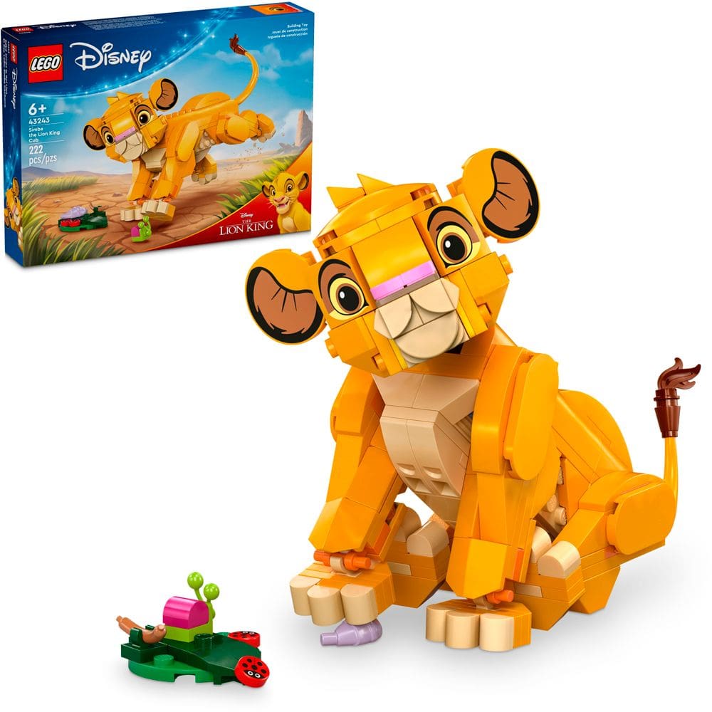 Lego Disney O Rei Leao Simba Filhote 43243 com 222pcs