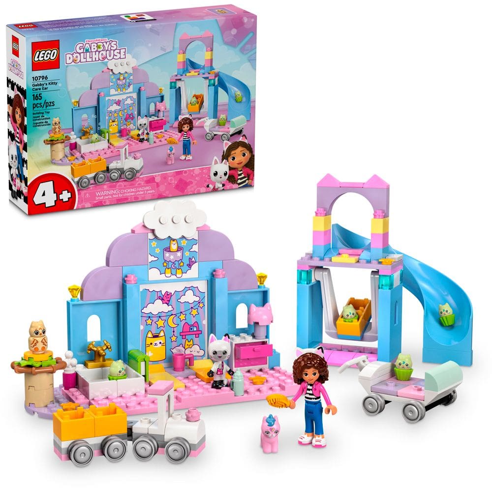 Lego Gabby Orelha Berçario de Gatinhos 10796 com 165pcs