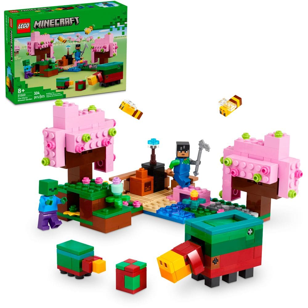 Lego Minecraft O Jardim de Cerejeiras 21260 com 304pcs