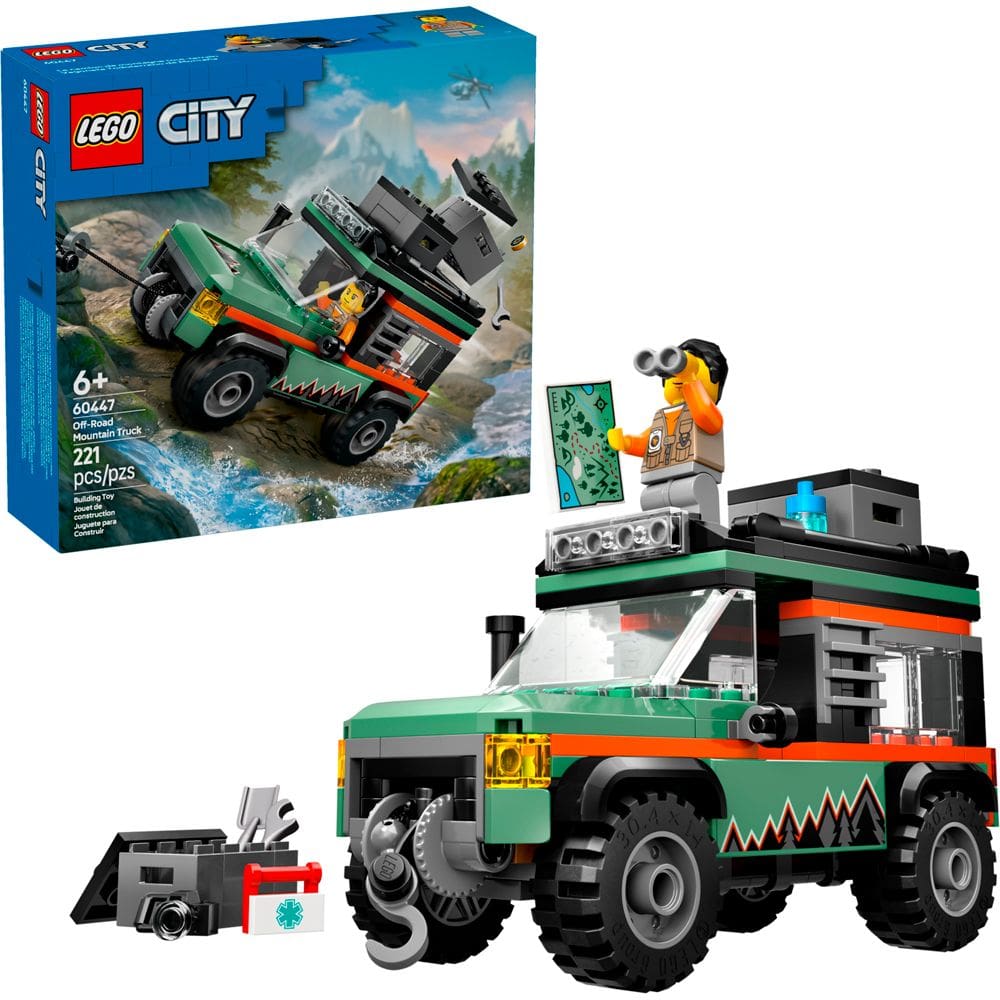 Lego City Carro Off Road 4x4 60447 com 221pcs