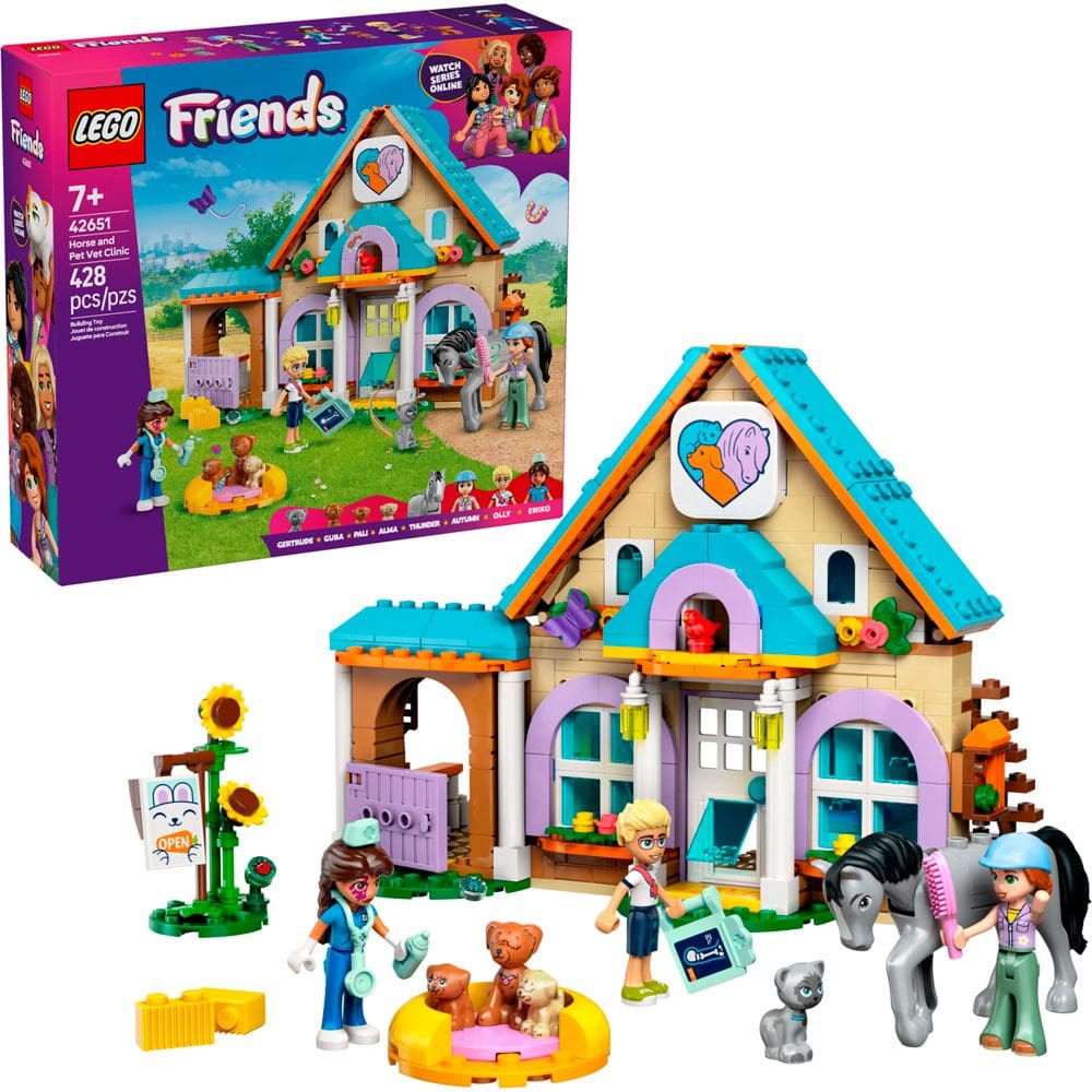 Lego Friends Clinica Veterinária 42651 com 428pcs