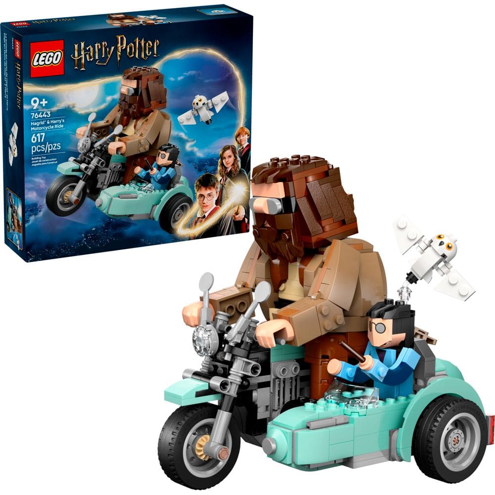Lego Harry Potter Moto do Hagrid e Harry 76443 com 617 peças