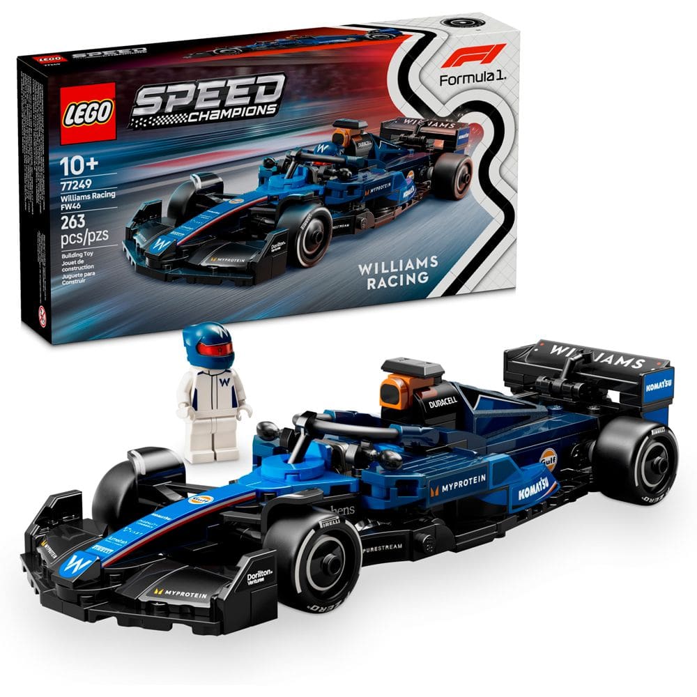 Lego Speed Champions Williams FW46 F1 77249 com 263pcs