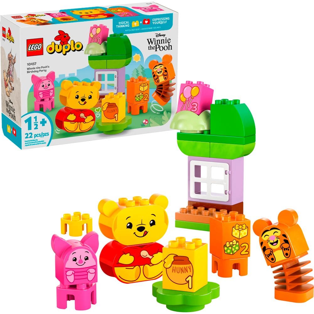 Lego Duplo Aniversário do Ursinho Pooh 10457 com 22pcs