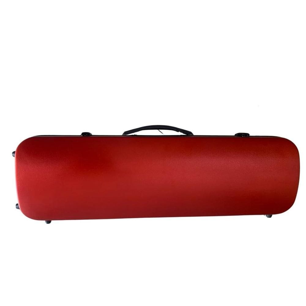 Estojo Retangular de FIBRA para Violino 4/4 - Vermelho