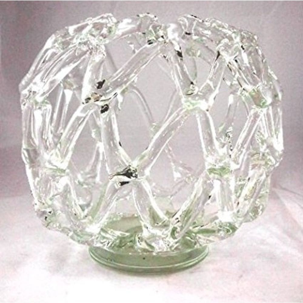 Vaso de tigela de vidro Manhattan Chic Artisan Net 9x9x9 cm