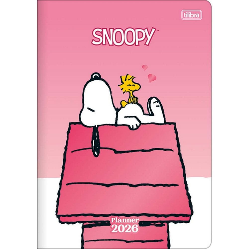 Agenda Planner Grampeada Snoopy 2026 Tilibra