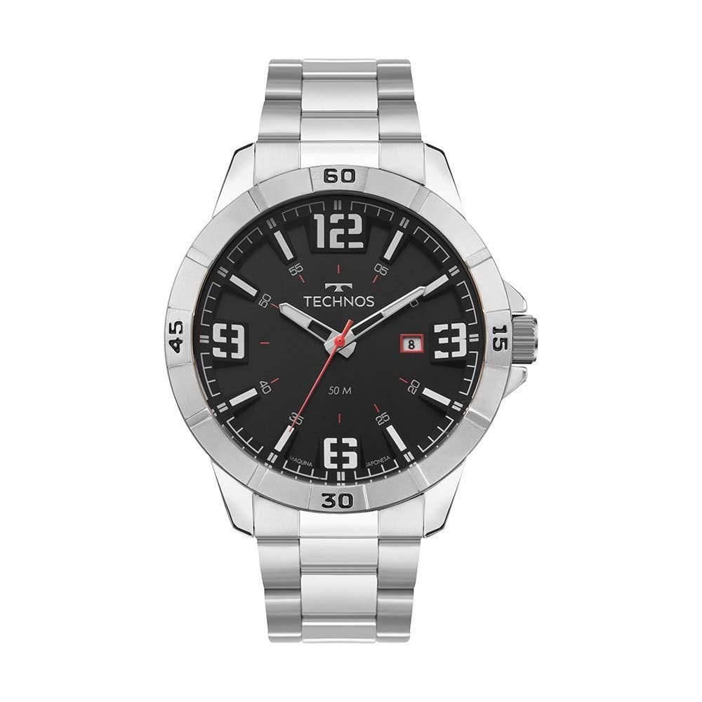 Relógio Technos Masculino Racer Premium Prata - 2115UAK/1R