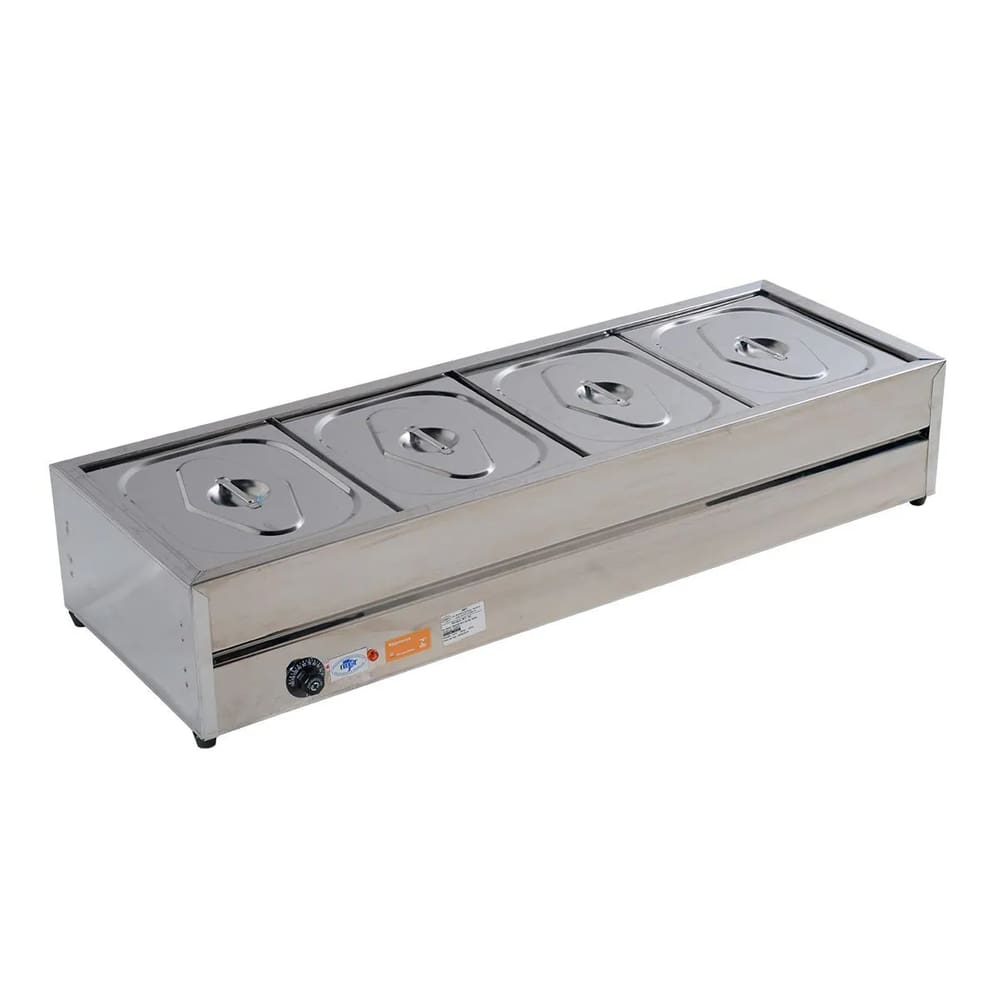 Rechaud Self Service Térmico 4 Cubas Aço Inox Ibet