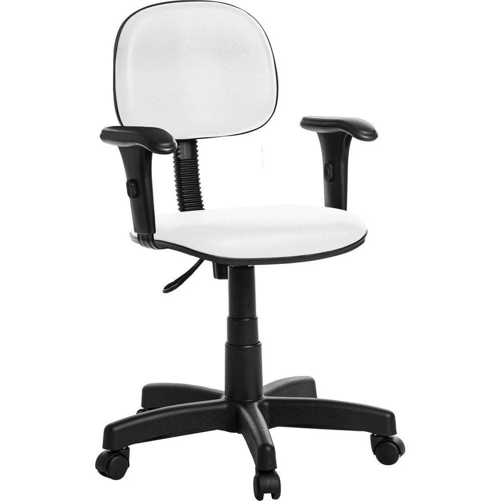 Cadeira de Escritório RV Branco - Malha Poli/Algodão - Espuma