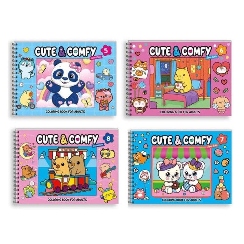 Combo Cute & Comfy Super Extra Completo - Kit Com 4 Livros - Capa Dura Holográfica