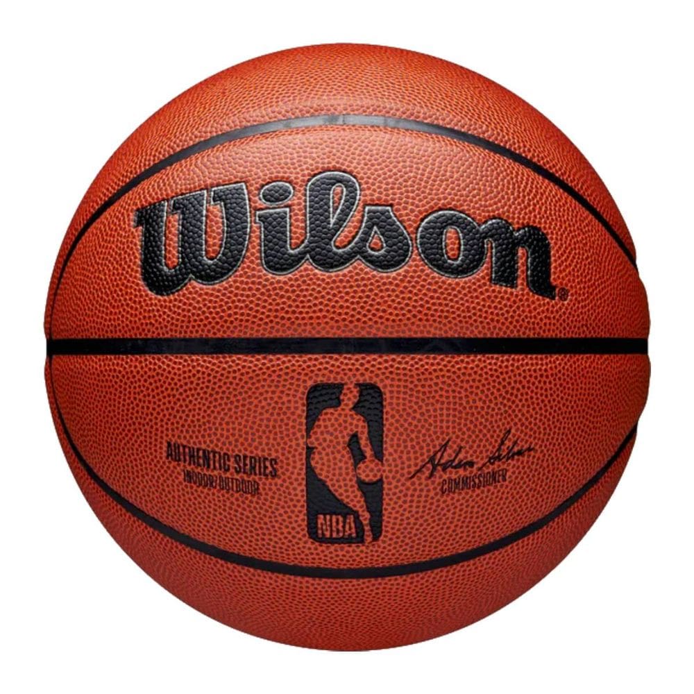 Bola de Basketball Tamanho 6 NBA Authentic Indoor Quadras Outdoor Wilson