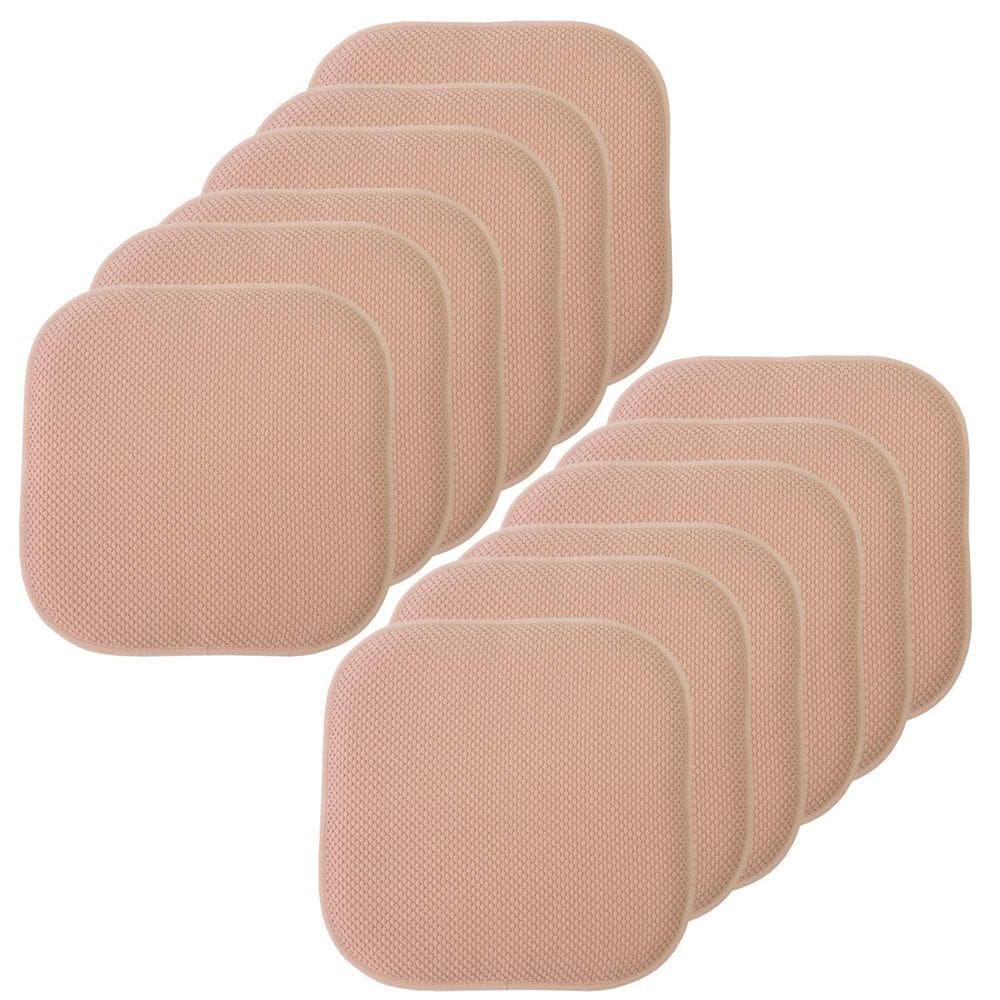 Almofada de cadeira Sweet Home Collection Memory Foam, pacote com 12