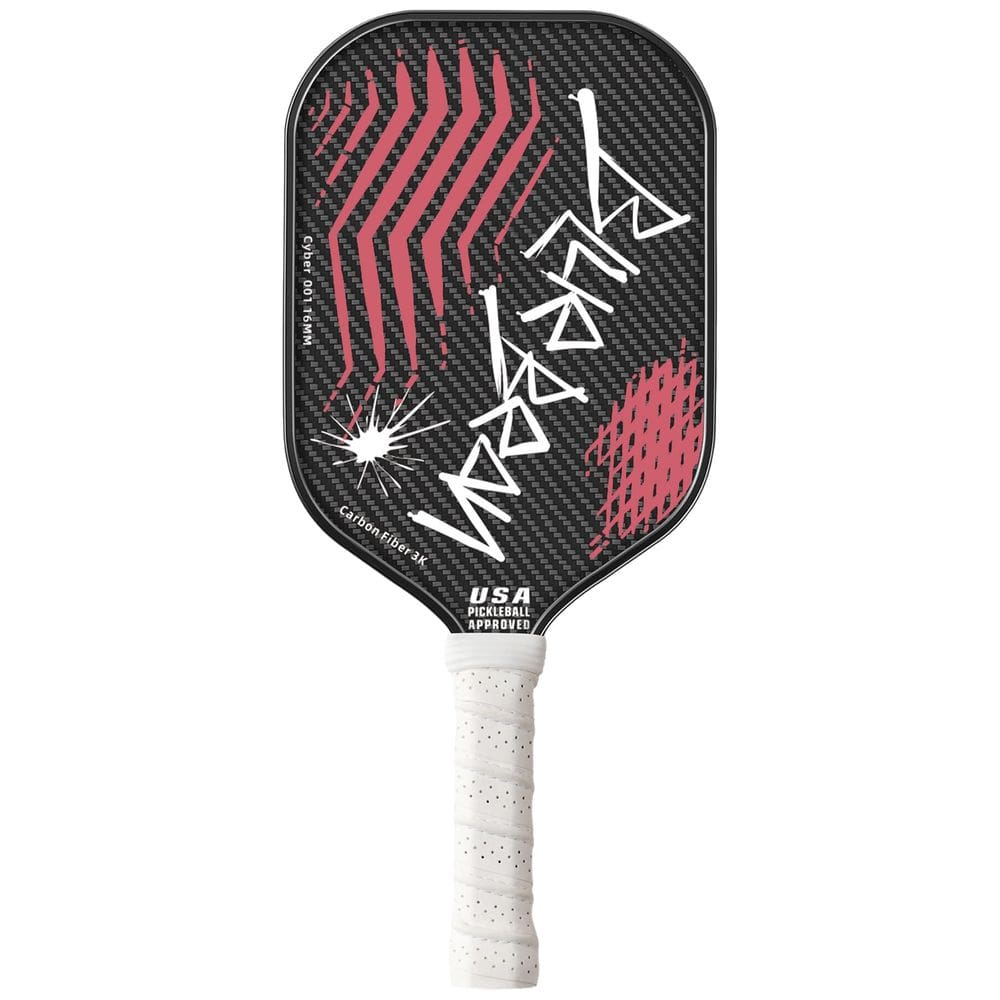 Pickleball Paddle BlueBean Cyber 001 em fibra de carbono com núcleo de 16 mm