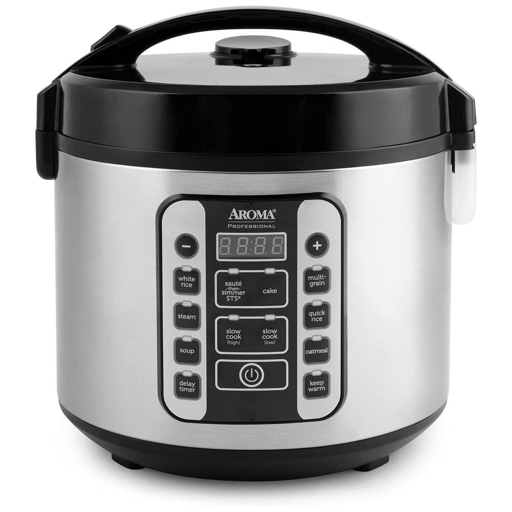Panela de Arroz Aroma Housewares AROMA® , Panela Digital 5L, 20 Xícaras (Cozido), com Vapor, Cozimento Lento e 10 Modos