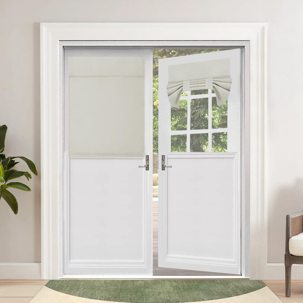 Cortinas de porta francesas OutdoorLines Blackout Light Grey 66x100cm