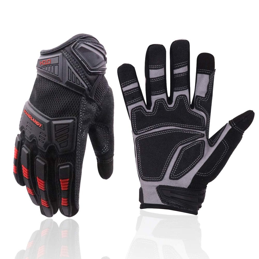 Luvas de trabalho HANDLANDY Heavy Duty Touchscreen TPR Men M