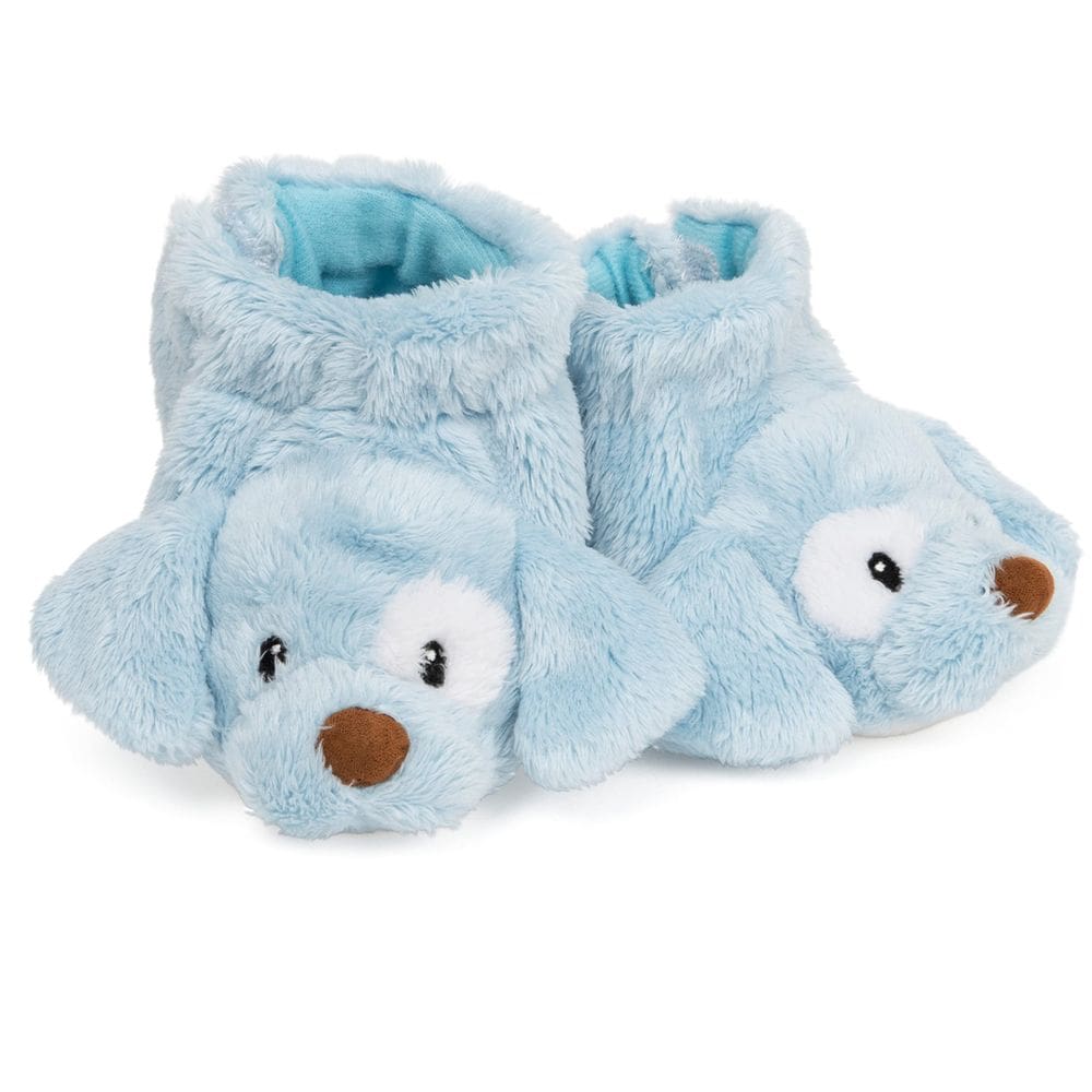 Botas de pelúcia para bebês GUND Spunky Puppy Rattle Blue 0-3 meses