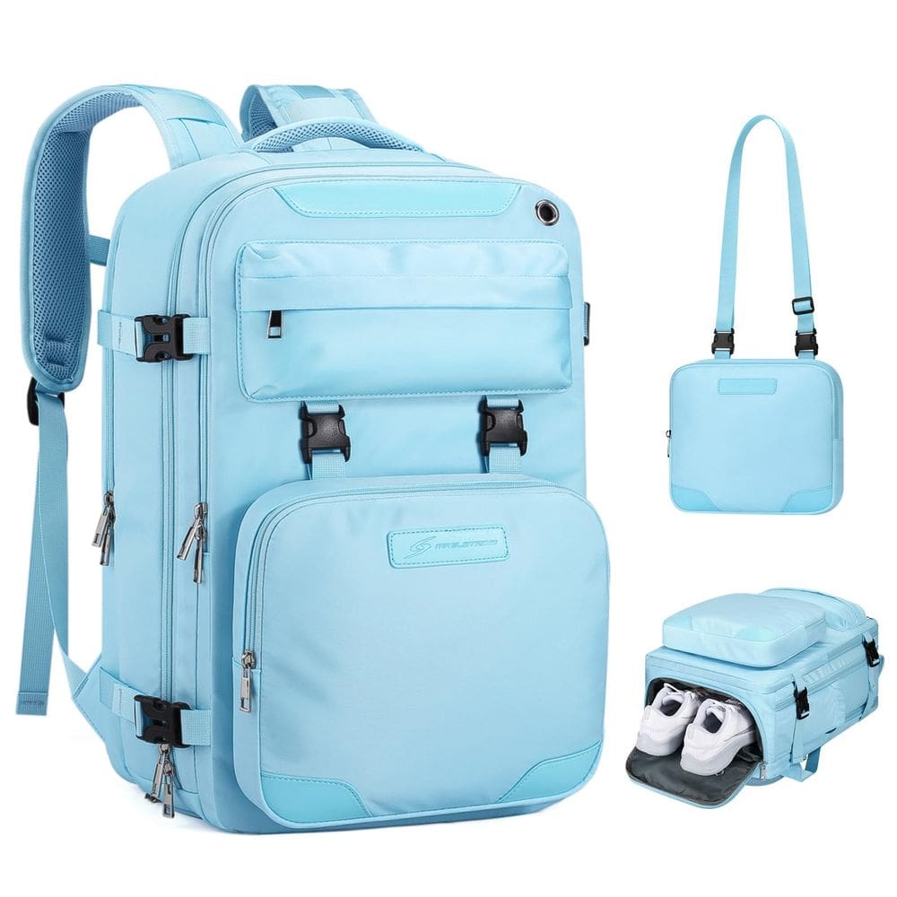 Mochila de viagem Maelstrom 35L com compartimento para sapatos, laptop de 17"