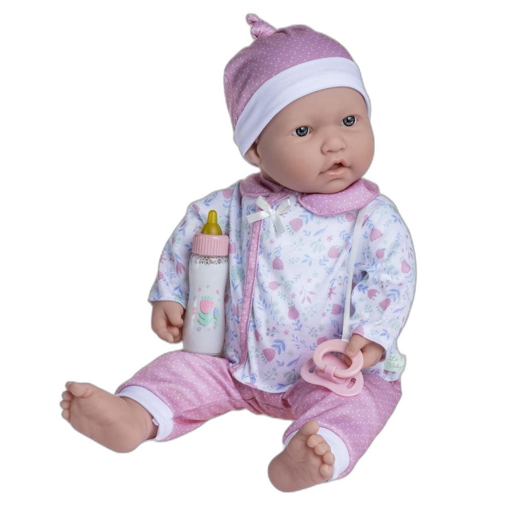 Boneca JC Toys La Baby Caucasian 50 cm, macia e lavável ao corpo