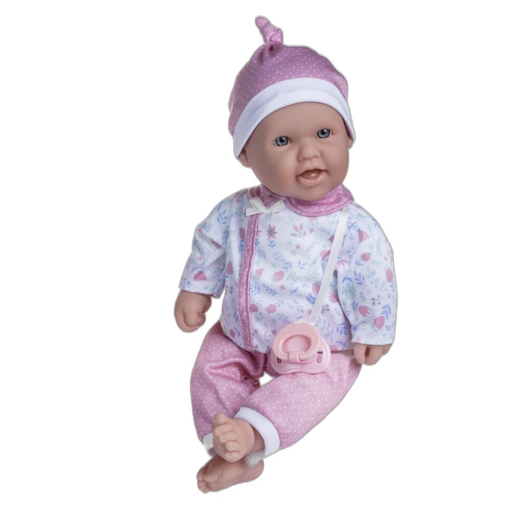 Boneca JC Toys La Baby Caucasian 40cm com roupa e acessórios