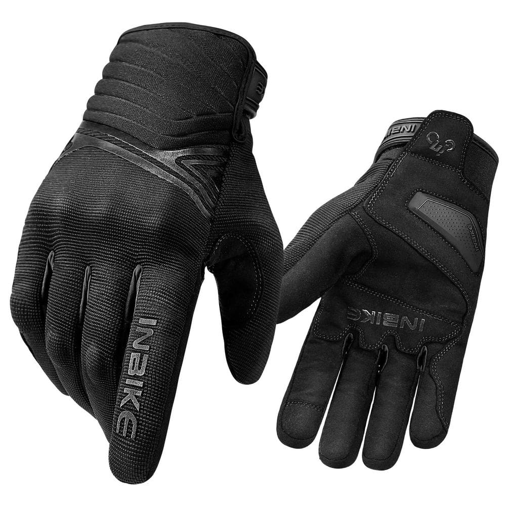 Luvas de inverno para motocicletas de lã térmica impermeável INBIKE