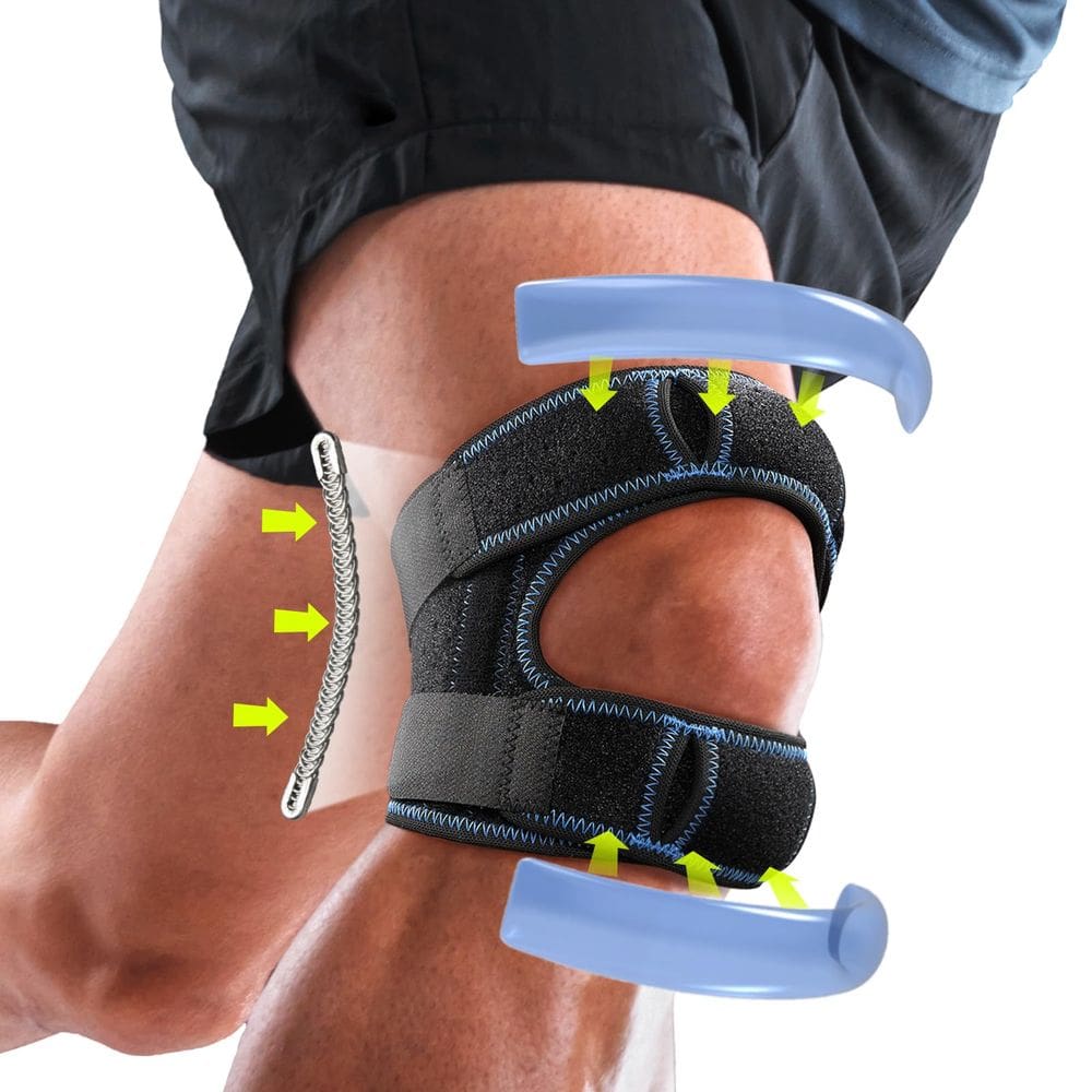 Joelheira LETSHAKE, alça de suporte para tendão patelar, grande
