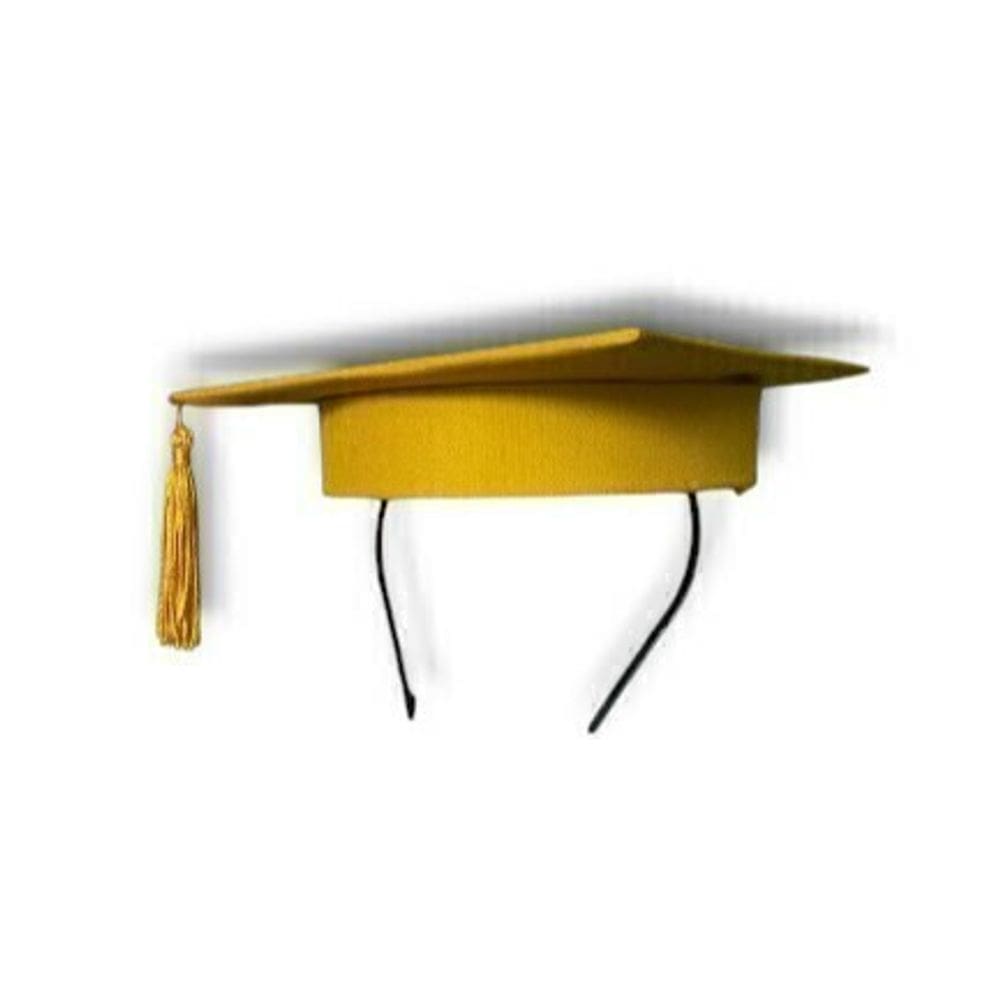 Capelo Para Formatura Afro Cabelos Volumosos Amarelo | Loja de Formatura