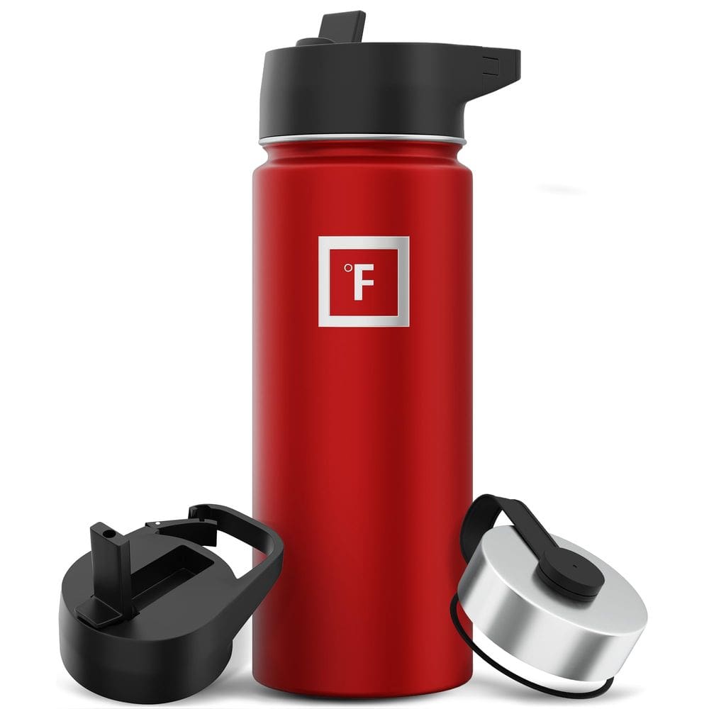 Frasco de hidratação IRON °FLASK Camping & Hiking 500mL Fire Red