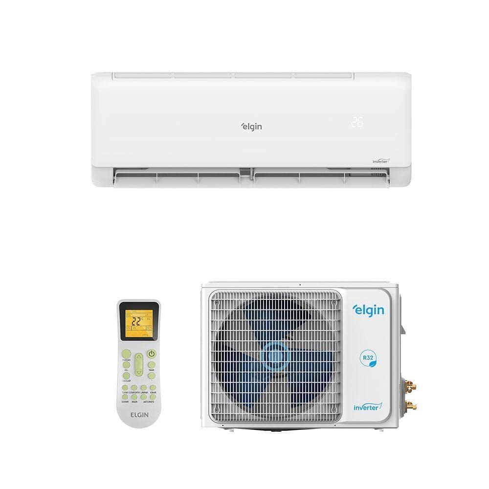 Ar Condicionado Elgin Split Hi Wall Eco Ii Inverter Connect 9.000 Btus Frio R-32 220V