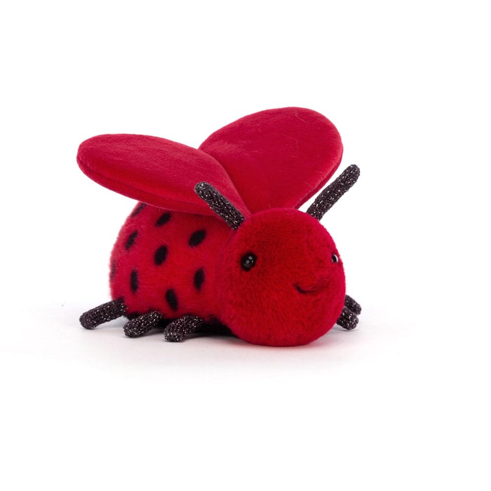 Bicho de pelúcia Jellycat Loulou Love Bug 13cm - Dia dos Namorados