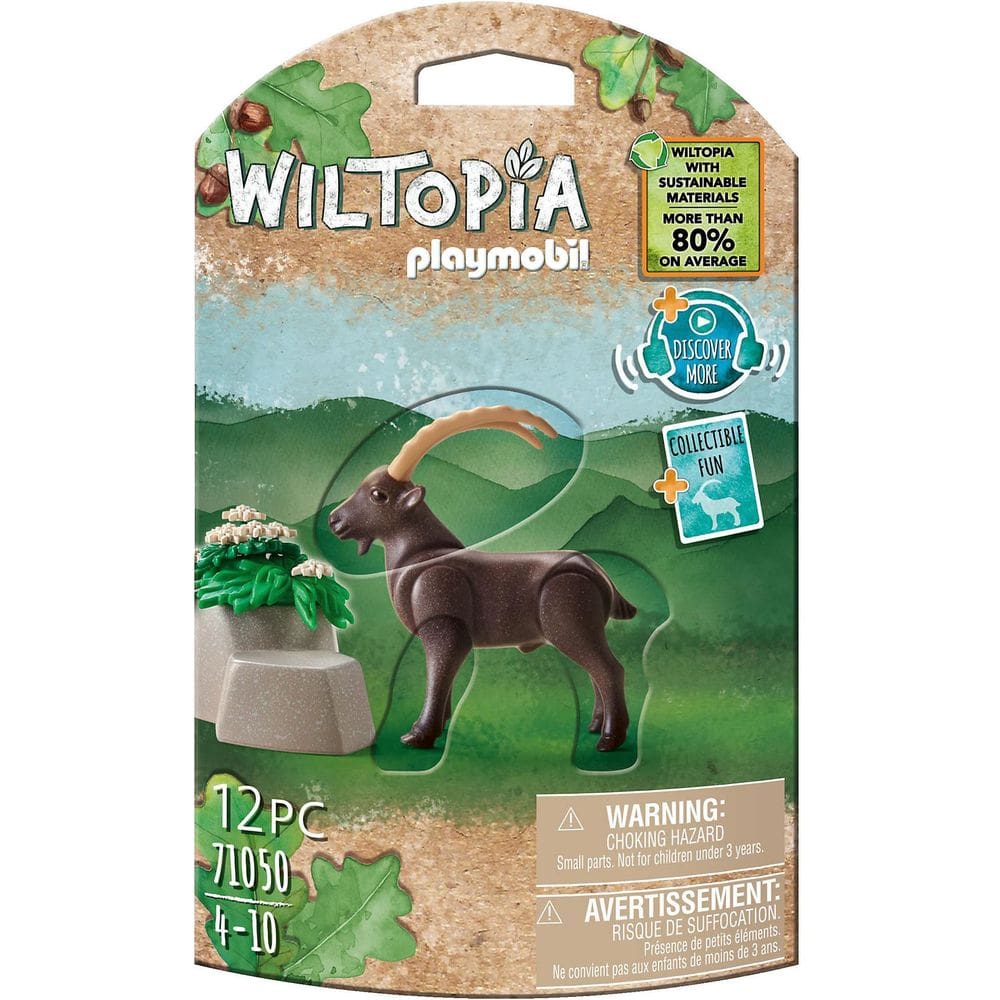 Figura de animal Playmobil Wiltopia Ibex com recurso AR
