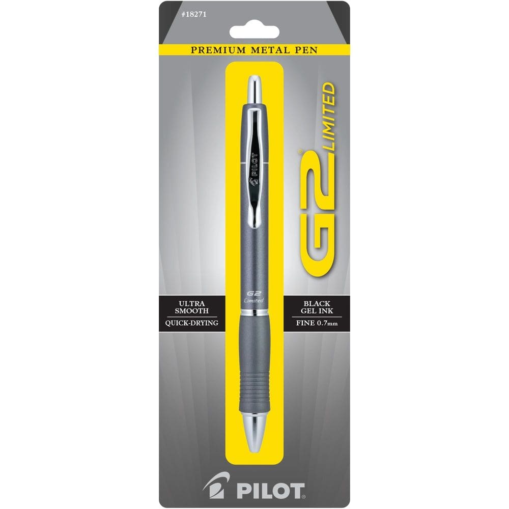 Caneta de gel Pilot G2 Limited Premium Metal de 0,7 mm de ponta fina