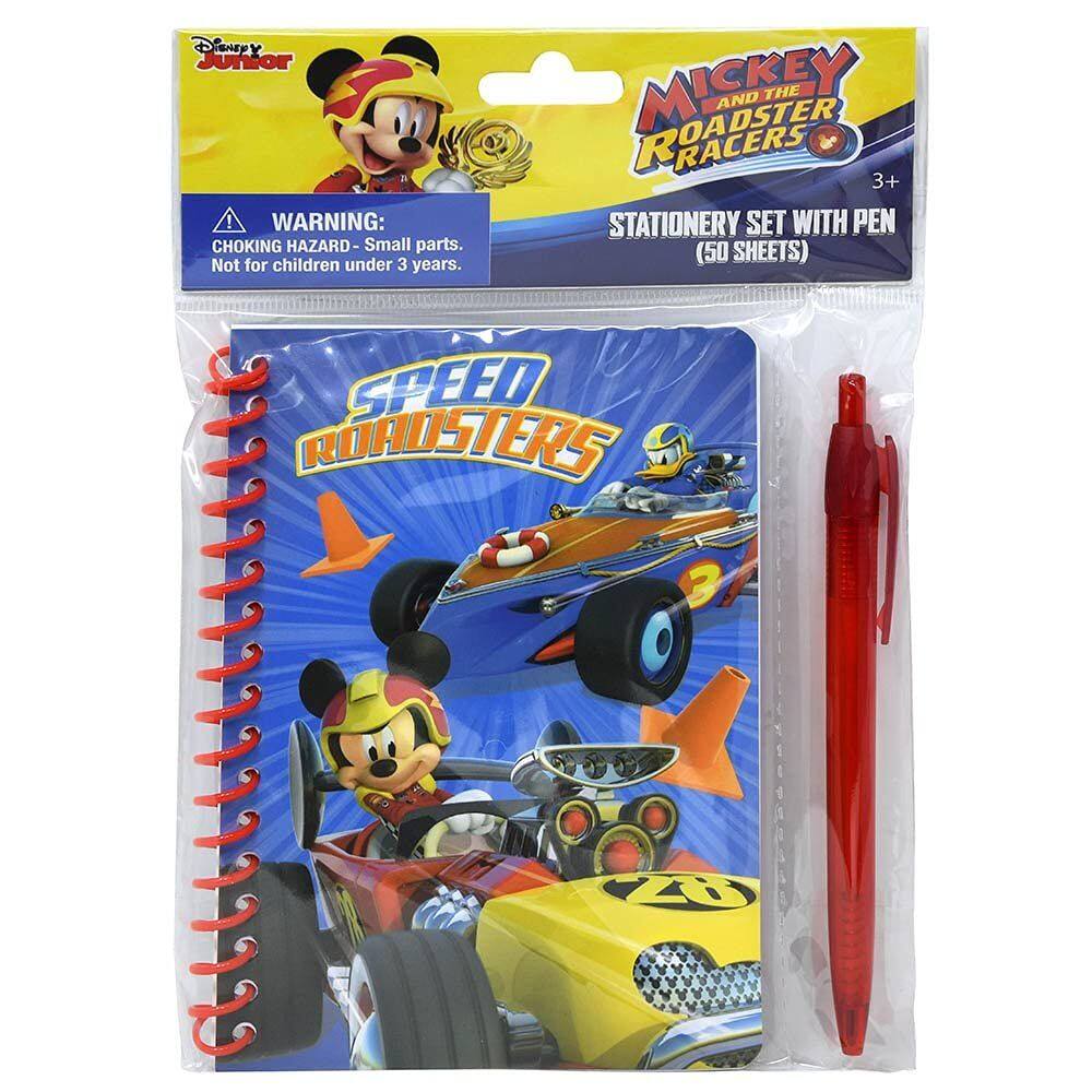 Notebook Mickey Mouse com designs inovadores e caneta de 6 x 4,5 polegadas