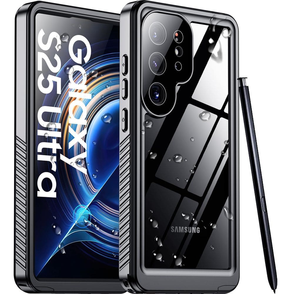 Capa de telefone Temdan à prova d`água com lente para Samsung Galaxy S25 Ultra 6.9"