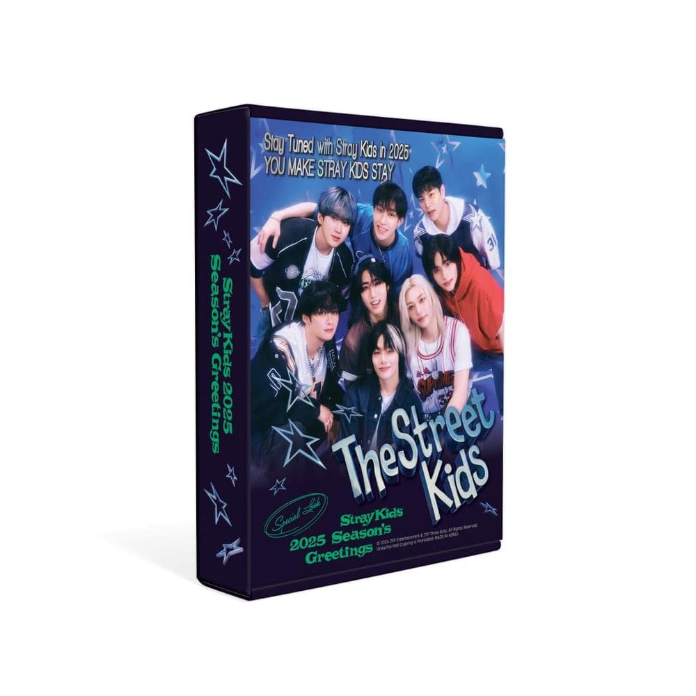 Saudações de temporada Stray Kids 2025 The Street Kids+conjunto de cartões