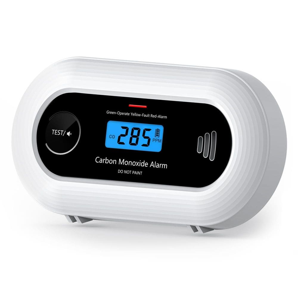 Alarme de detector de monóxido de carbono KARUOTOP LCD portátil de 10 anos