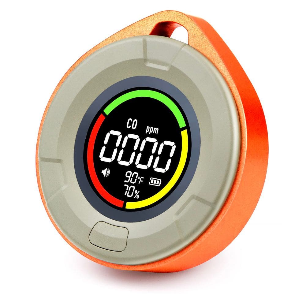 Detector de monóxido de carbono Pildegro 3 em 1 recarregável 140HR