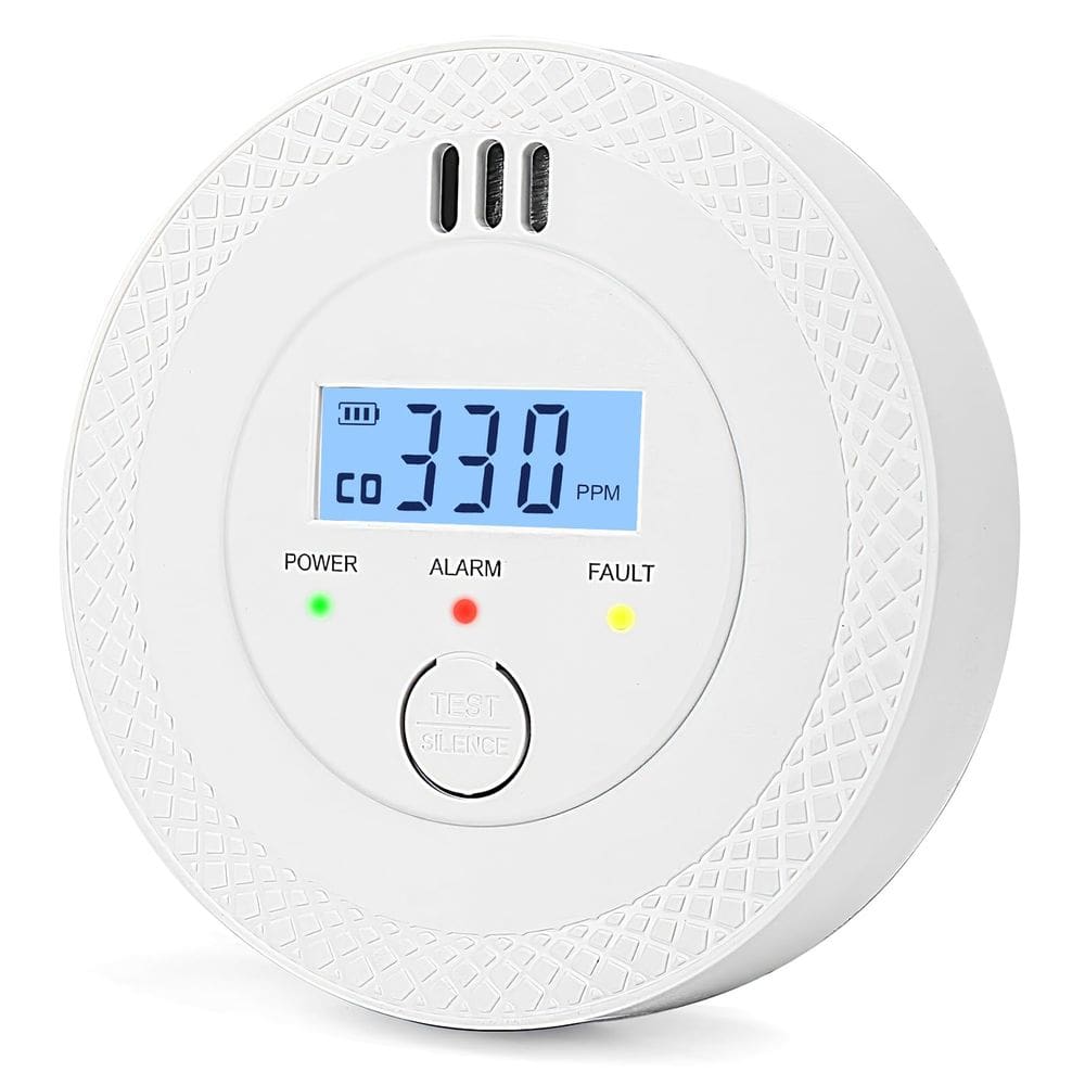 Detector de monóxido de carbono LEMONTAIL Mini com display LCD