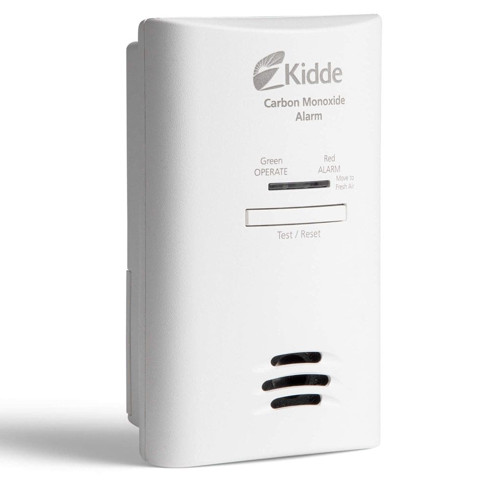 Detector de monóxido de carbono Kidde Plug-in com bateria de reserva
