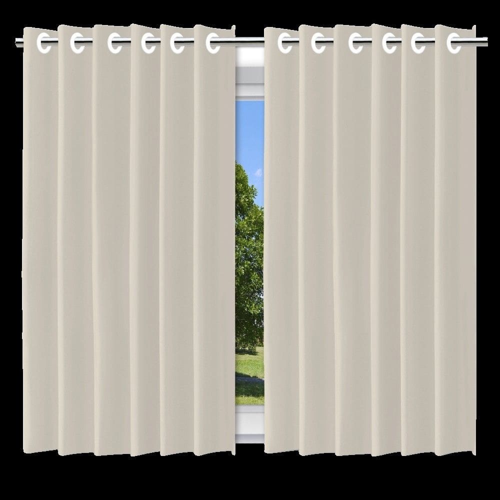 Cortina Blackout Bege c/ ilhos - 280x140cm