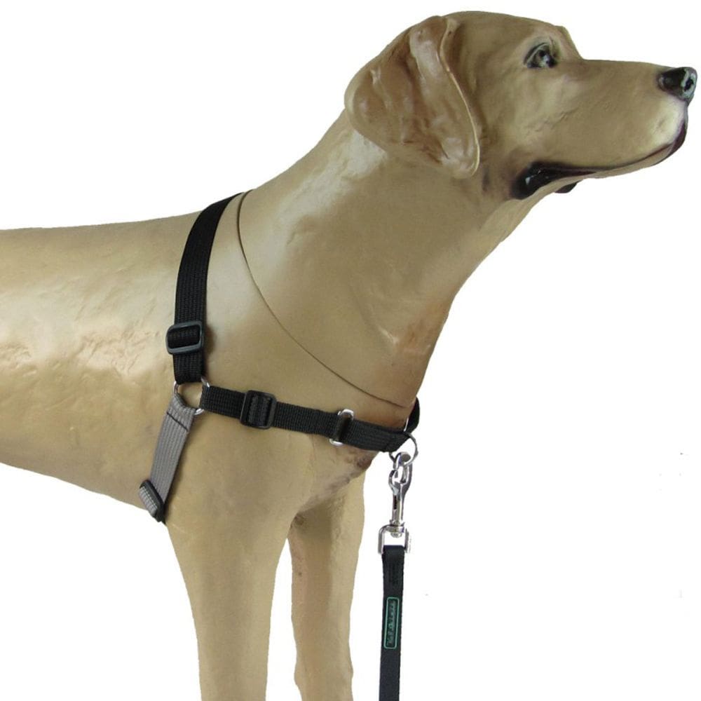 Peitoral modelo Easy Walk Anti Puxão K9 Spirit Preto Tam M