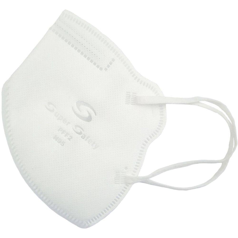 Respirador PFF2 Sem Válvula Branca SUPER SAFETY CA 44241