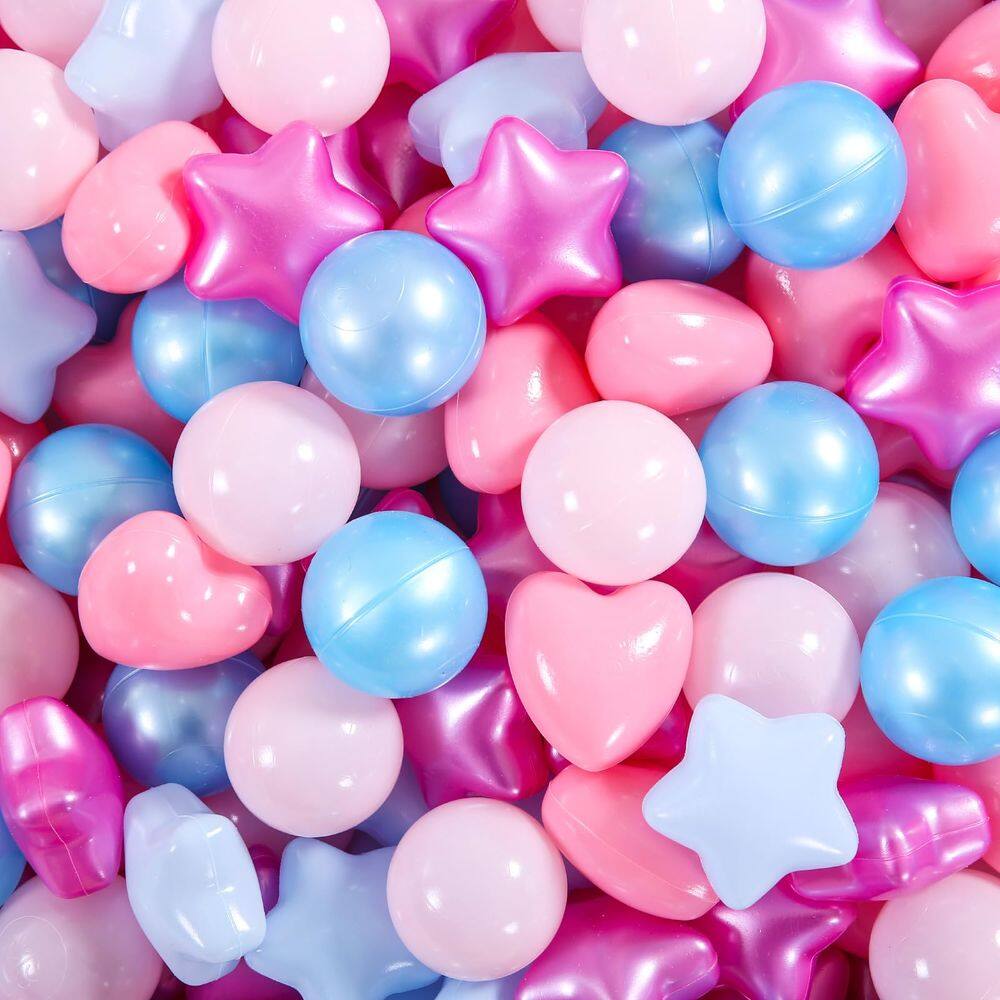 Ball Pit Balls STARBOLO Star 100 unidades para crianças pequenas com barraca